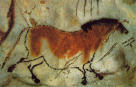 Cave painting of a horse - photo