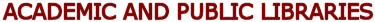Academic and Public Libraries title